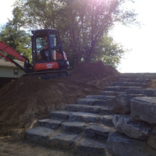 Marche en pierre Laval- Labelle Mini Excavation (Excavation Lanaudière)