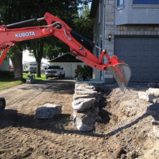 paysagement-et-terrassement Lanaudière -Labelle-Mini-Excavation